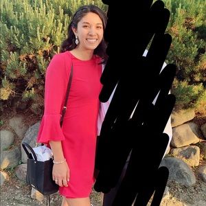 Lulus bright pink dress